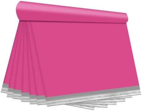 KKBESTPACK Pink Poly Mailers 14.5x19 in, Shipping Bags, 50 Pcs by KKBESTPACK