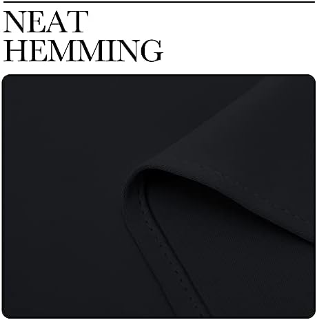 NICETOWN Black Room Divider Curtain for Doorway 60" w x 144" L 1 Panel - Image 7