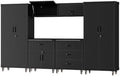 6-Piece Garage Storage Cabinets System Heavy Duty Workshop Set by FLIXELIO