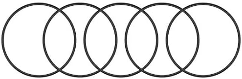 uxcell Nitrile Rubber O-Rings 59mm OD 54.2mm ID 2.4mm Width, Metric Nitrile Rubber Sealing Gasket, Pack of 5 by uxcell