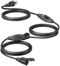 DEWENWILS 25FT Outdoor Extension Cord, Evenly Spaced 3 Outlets Plugs by DEWENWILS