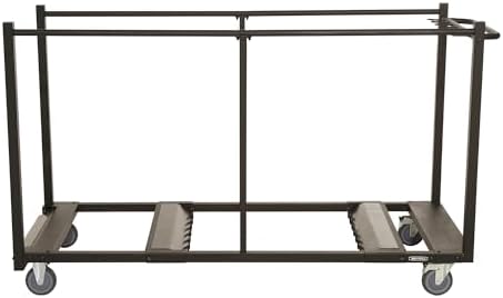 LIFETIME 80193 Sand Finish Table Cart with Heavy Duty Steel, Black by Lifetime
