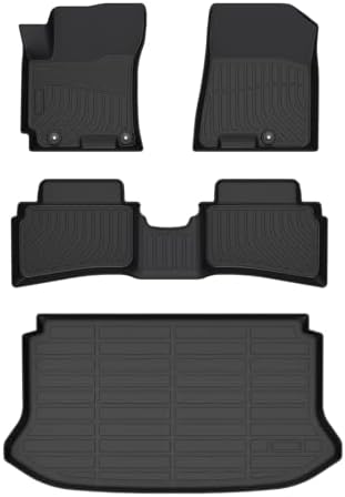 Cartist Floor Mats & Cargo Liner Fit for Hyundai Venue 2020-2025 2026 (for Cargo Tray Upper Position), All Weather Car Mats for Venue Accessories, Heavy Duty Rubber Mats by cartist