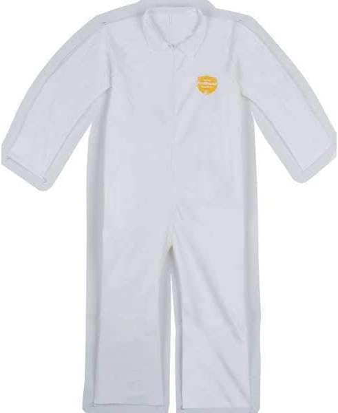 DuPont ProShield 60 NG120S Disposable Protective Coverall with Open Cuff, White, Medium (Pack of 25) - Image 4