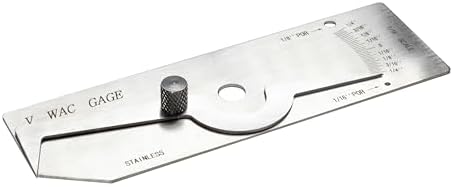 HFS(R) V-WAC Single Dial Gage WAC Measurement Device Inch Stainless Steel Measuring Instrument Industrial Anti-Rust Gauge - Image 2