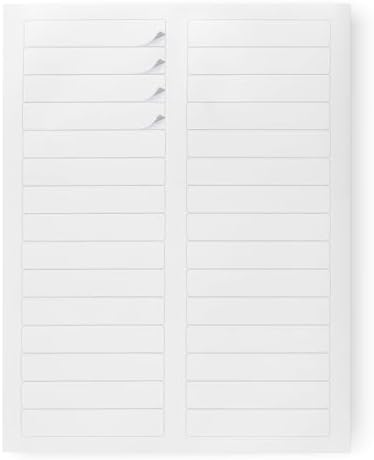 Amazon Basics File Folder Labels, White, 2/3" x 3-7/16", 1500 Count by AmazonBasics