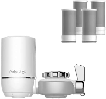 Waterdrop FC-01 Water Filter for Sink Faucet with 4 Filters, NSF Certified by Waterdrop