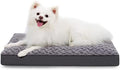 KSIIA Washable Dog Bed for Crate Waterproof for Medium Dogs,29x18 Inch,Gray by KSIIAPetProducts