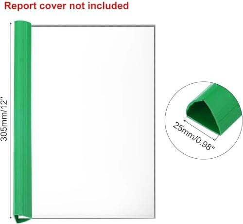 40 Pcs A4 Binding Bars 25mm Slide Grip Capacity Report Binder Presentation - Image 3