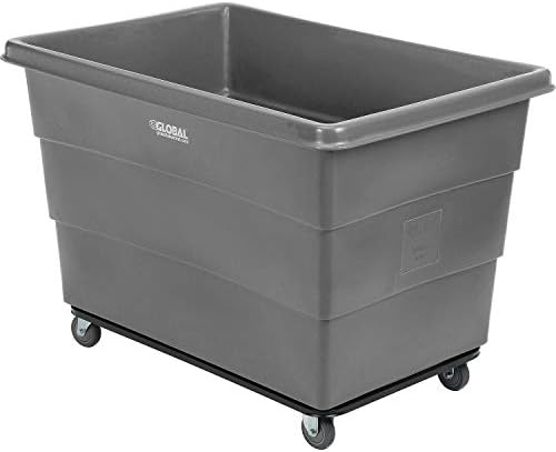 Global Industrial 20 Bushel Plastic Bulk Box Truck, Steel Chassis Base - Image 6