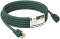 EP 15 FT Outdoor Extension Cord, 16/3 SJTW Heavy Duty Green, ETL Listed by ENERGYPRO