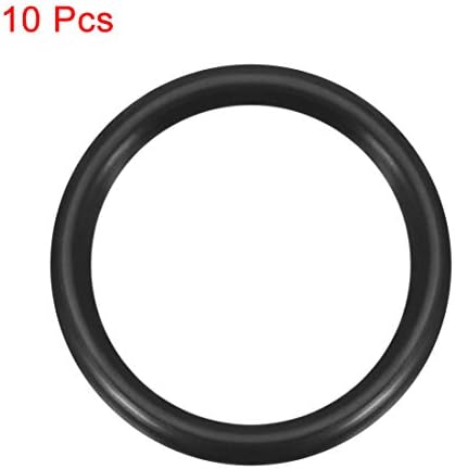uxcell Nitrile Rubber O-Rings 33.3mm OD 28mm ID 2.65mm Width, Metric Sealing Gasket for Automotive Machine Plumbing, Pack of 10 - Image 2