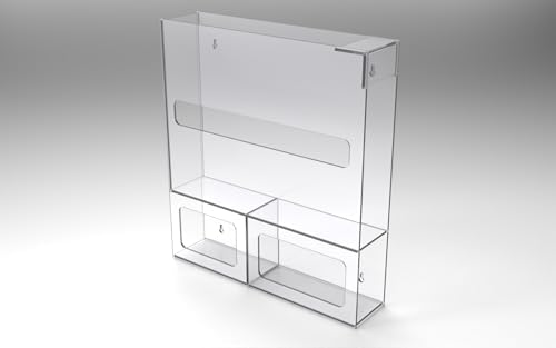 PPE Station -Gown, Mask, Glove (Wall Mount) by Poltex
