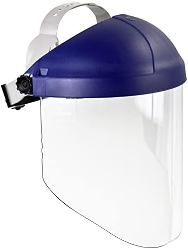3M H8A Ratchet Headgear and Visor Combination Clear Faceshield, Complete Headgear and Face Shield Safety System by 3MIndustrial
