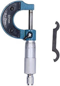 Outside Micrometer, Stainless Steel Thickness Measuring Tool with Wrench, 0-25mm Range, 0.01mm Precision by Fafeicy