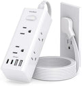 One Beat 5Ft Extension Cord with Multiple Outlets,Flat Plug Power Strip by OneBeat