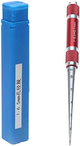 Hole Tapered Ruler, Taper Aperture Gauge Stainless Steel Conical Inner Diameter for Plastic Tubes DIY Equipment Thin Walled Parts DIY Hardware 1‑6.5mm Inspection Measurement Tool - Image 7
