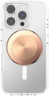 PopSockets Phone Grip for MagSafe, Magnetic Holder- Radial Rose Gold - Image 3