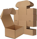 RLAVBL 8x6x4 Shipping Boxes Set of 25, Brown Corrugated Cardboard Mailer Box for Packing, Mailing, Business by RLAVBL