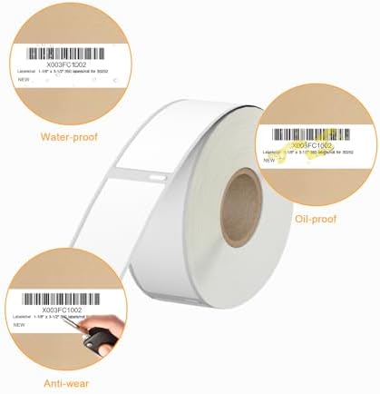 (4200 Labels/12 Rolls) Labelebal 12 Rolls Compatible with DYMO 30252,1-1/8" x 3-1/2"(28mm x 89mm) Direct Thermal Labels,Shipping Replacement Labels Compatible for DYMO LabelWriter Printer - Image 5