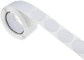 HAHIYO 1Inch 500Pcs White Kraft Label Sticker Roll - Round, Blank, Permanent Adhesive Dot Sticker for Jar, Canning, Price Tag, Store Organizing by HAHIYO