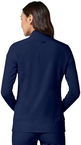 Cherokee iFlex Scrub Jacket for Women 2 Pocket Zip Front - Image 3