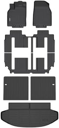 GINOWY-Floor Mats & Cargo Liner for Mazda CX9 2007-2015, All Weather Car Floor Mat Custom Fit for Mazda CX-9 Accessories Car Mats Cargo Liners Trunk Mat by GINOWY