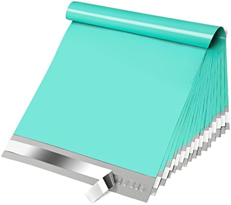 Fuxury Poly Mailers 10x13" 200 Pcs,Durble Shipping Bags For Clothing,Teal by Fuxury