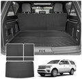 Cartist Trunk Mat & Backrest Mat for Ford Expedition Max/Lincoln Navigator L 2018-2024, All Weather Rear Seat Back Cover Cargo Mat for 18-24 Expedition Max/Navigator L Accessories (Only for Max & L) by cartist