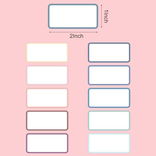1000 Removable Freezer Labels, 1 x 2 Inch, Waterproof, 10 Colors - Image 2