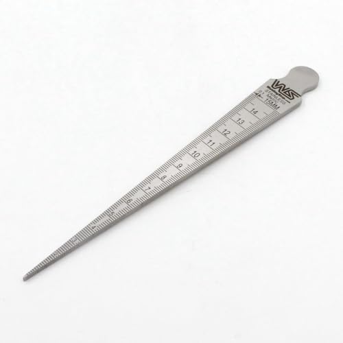 Genuine Stailess Steel Taper Gauge Inspection Gage Slot Width Gap Hole Size - Image 3
