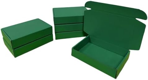 20 Pack 14.2x10.2x2.4 in Hunter Green Shipping Boxes by Unknown