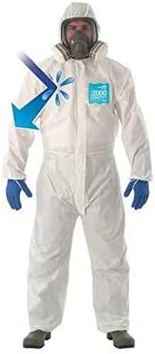Hazmat Suits Hooded Coveralls Disposable Chemical-Resistant, Elastic, Unisex-Adult Industrial 8 Sizes - Image 2