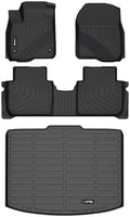 HAFIDI® Floor Mats & Cargo Liner Set Fit for 2023 2024 2025 2026 Honda CRV (Not fit CRV Hybrid Models) All Weather Protection TPE Anti-Slip Automotive Full Set Floor Liners Custom Accessories - Black by HAFIDI