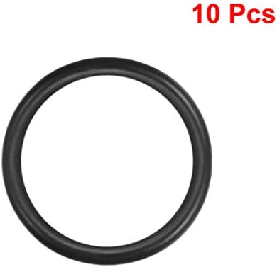 uxcell Nitrile Rubber O-Rings 34mm OD 27mm ID 3.5mm Width, Metric Nitrile Rubber Sealing Gasket, Pack of 10 - Image 2
