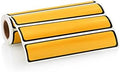 Carstens Adhesive Sticker Labels, 5 3/8” x 1”, Binder Labels for 1” Ring Binder Spines, Goldenrod, Roll of 200 by Carstens