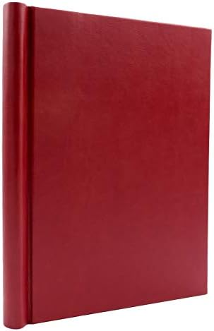 Faux Leather Springback Thesis Binder - Red, 1" Spine, by Bindertek by Bindertek