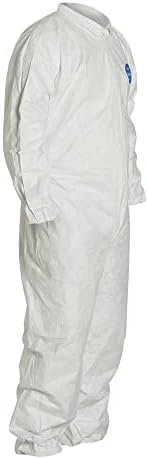 DuPont Tyvek 400 Disposable Protective Coverall with Elastic Wrists and Ankles, White, 2X-Large, 25-Pack - Image 6