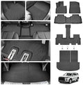 Floor Mats for Hyundai Palisade 2020-2025, Trunk Mat with Back Seat Cover for Palisade Accessories, All Weather Cargo Liner 3 Rows Full Set Carpet Protection by cartist