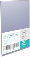 Binditek 8 Mil PVC Binding Covers, 11 x 17 Inches, Clear, 50 Pack by Binditek