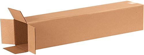 BOX USA 6x6x30 Tall Corrugated Boxes, Tall, 6L x 6W x 30H, Pack of 25 | Shipping, Packaging, Moving, Storage Box for Home or Business, Strong Wholesale Bulk Boxes by BOXUSA