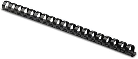 Fellowes 1/2-Inch Plastic Binding Combs, Classroom Organization School Supplies, 90-Sheet Capacity, 100-Pack, Black (52326) by FellowesBrands