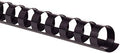 GBC Binding Spines / Spirals / Coils, 9/16", 105 Sheet Capacity, CombBind, Black, 100 Pack (4000080G) by GBC