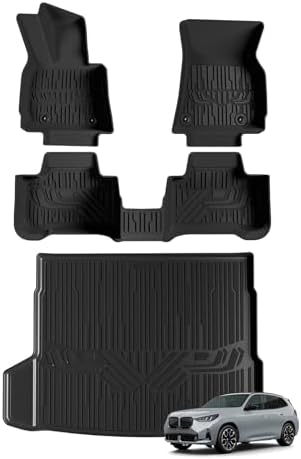 TripleAliners Floor Mats & Trunk Mat for 2025 2026 BMW X3 Accessories by TripleAliners