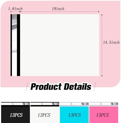 14.5x19 Thank You Poly Mailers Variety Pack of 50, 13Pcs Each Color - Image 2