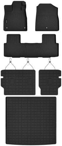 AUXKO All Weather Floor Mats Cargo Mat Backrest Mat for Honda Passport 2026 - Image 2