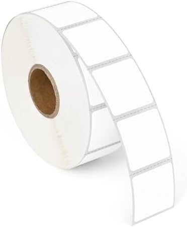 LLIKED 1"x1" Square Removable Thermal Labels No Residue 1380 Pcs by LLIKED