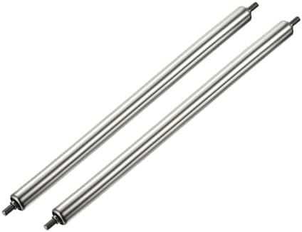 YOKIVE 2 Pcs Conveyor Roller, Stainless Steel Roller Replacement | Smooth Movement, Great for Factories, Warehouses Use (Silver, 1 Inch Dia, 20 Inch Length) by YOKIVE