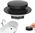 Hibbent 3 in 1 Metal Bathtub Drain Stopper, Universal Pop Up Tub Stopper by Hibbent
