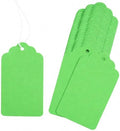 joycraft 200Pcs Gift Tags with String Attached, 2.8x1.6 in Green Price Tags by joycraft